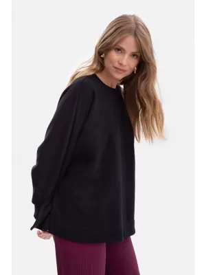 Дамски суичър BEWEAR B306 ЧЕРЕН