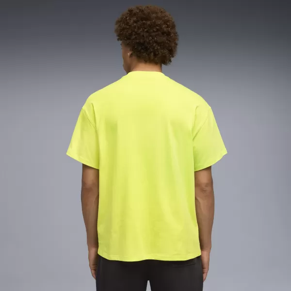  Мъжка тениска PUMA MELO ALWAYZ ON 1 TEE 63075504 ЛИМОНОВ ШЕРБЕРТ 
