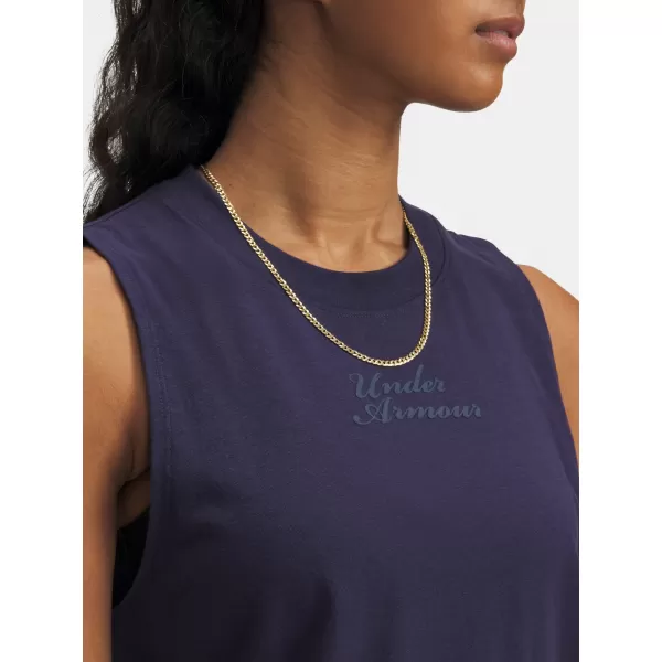  Дамски потник UNDER ARMOUR UA VARSITY TANK 6005631-410 СИНЬО 