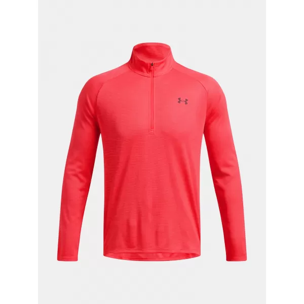  Мъжка тениска UNDER ARMOUR UA TECH TEXTURED 1/2 ZIP ЧЕРВЕНО 