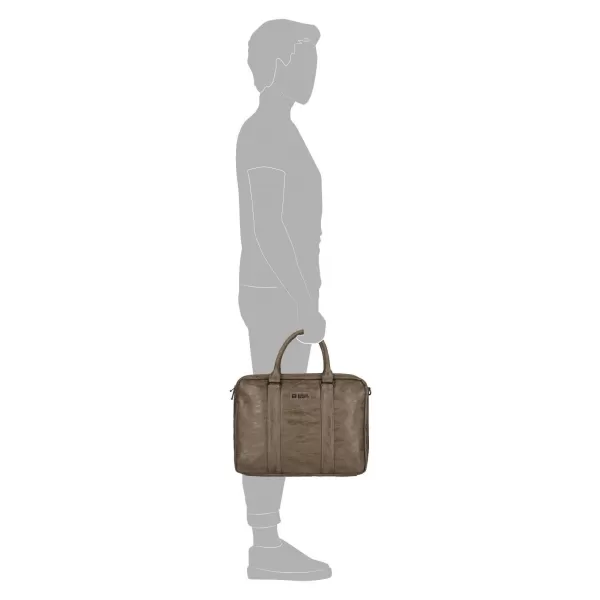  Чанта ENRICO BENETTI ROTTERDAM 15 NOTEBOOK BAG СРЕДНО КАФЯВО 