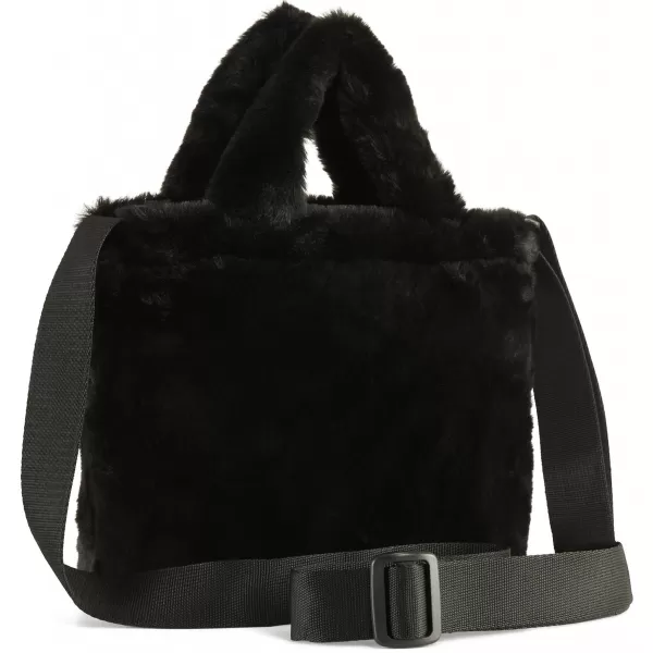  Дамска чанта PUMA UP FAUX FUR MINI SHOPPER BAG 09171301 PUMA BLACK 