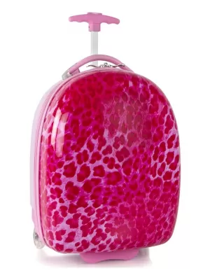 куфар HEYS KIDS PINK LEOPARD РОЗОВ ЛЕОПАРД