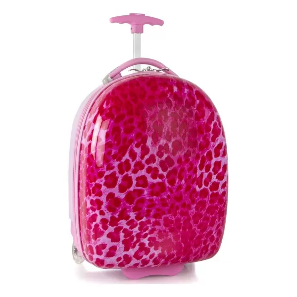  куфар HEYS KIDS PINK LEOPARD РОЗОВ ЛЕОПАРД 
