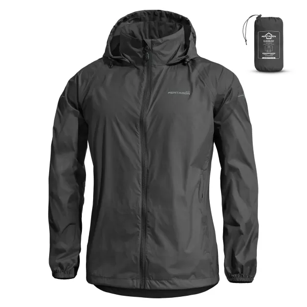  Дамско яке PENTAGON CLOUDBURST PACKABLE WOMENS RAIN JACKET K07020 ЧЕРЕН 
