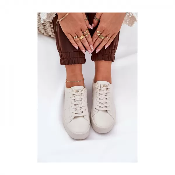  Дамски маратонки BIG STAR NN274578 BEIGE Big Star Shoes 