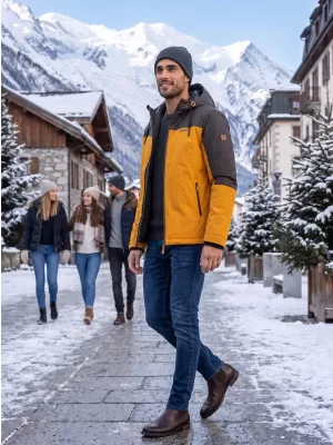 Мъжко зимно яке ALTISPORT GOLDWIN ГОРЧИЦА