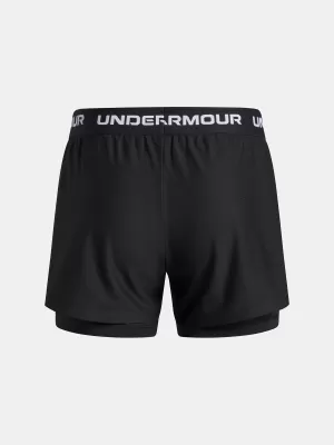 Шорти за момичета UNDER ARMOUR UA TECH PLAY UP 2N1 SHORT 6004985-005 ЧЕРЕН