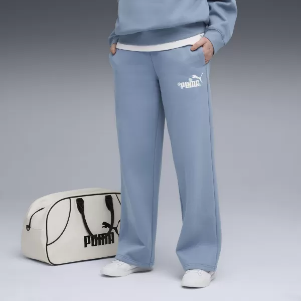  Дами PUMA ESS NATURE 2 0 COMFORT LOGO STRAIGHT PANTS FL OP 68808134 ХЛАДНО СИНЬО 