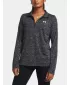 Дамски суичър UNDER ARMOUR TECH 1/2 ZIP- TWIST ЧЕРЕН