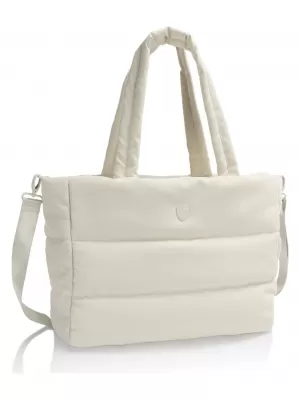 Чанта HEYS PUFFER TRAVEL TOTE МРЪСНО БЯЛО