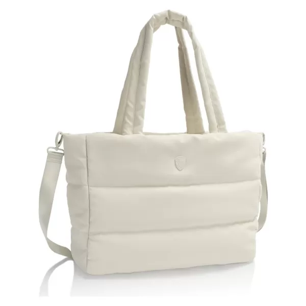  Чанта HEYS PUFFER TRAVEL TOTE МРЪСНО БЯЛО 