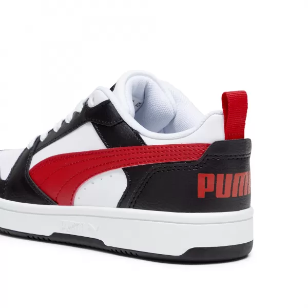  Бебешки обувки PUMA REBOUND V6 LO JR 39383304 PUMA WHITE/RED/BLACK 