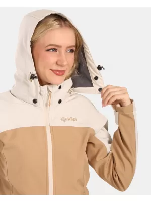 Женско яке за софтуер KILPI RAVIA-W ZL0125KI БЕЖОВО