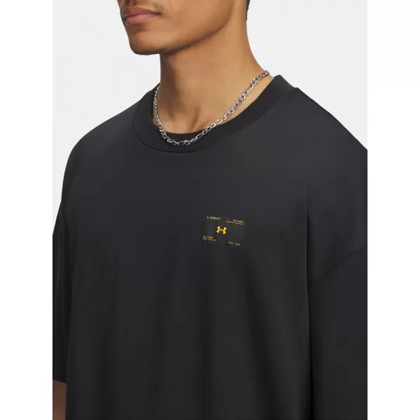  Мъжка тениска UNDER ARMOUR UA HWT WOVEN LABEL SS 6005668-001 ЧЕРЕН 
