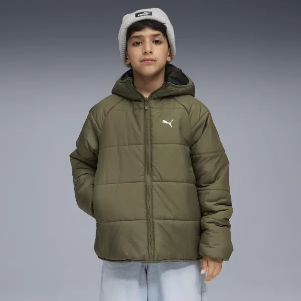  Яке PUMA REVERSIBLE PUFFER JACKET 68840781 LOBEN GREEN 