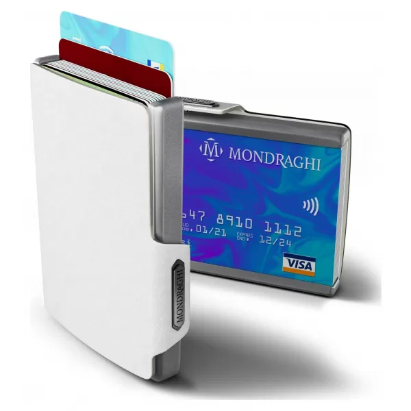  Портфейл MONDRAGHI SAFFIANO БЯЛО 