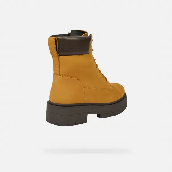  Дамски обувки GEOX SPHERICA EC7 G009696 КЕХЛИБАР 