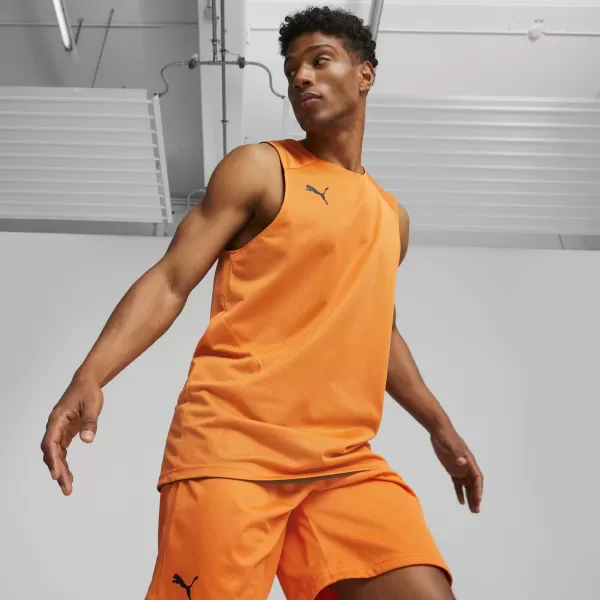  Мъжки фланелка PUMA REVERSIBLE PRACTICE JERSEY 67664006 ЗЛАТЕН МАК 