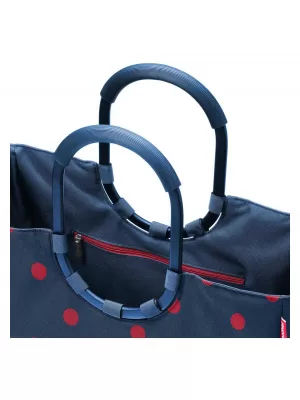 Дамска чанта REISENTHEL LOOPSHOPPER L FRAME СМЕСЕНИ ЧЕРВЕНИ ТОЧКИ