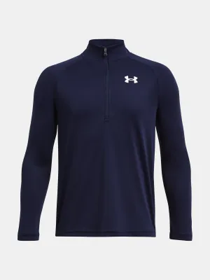 Момчешка тениска UNDER ARMOUR UA TECH 2.0 1/2 ZIP 1363286-411 СИНЬО