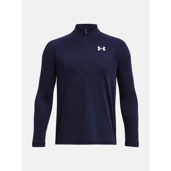  Момчешка тениска UNDER ARMOUR UA TECH 2.0 1/2 ZIP 1363286-411 СИНЬО 