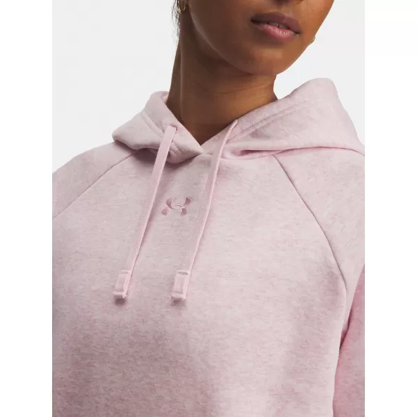 Дамски суичър UNDER ARMOUR UA RIVAL FLEECE HOODIE 1379500-648 РОЗОВО 