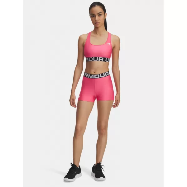  Дамски шорти UNDER ARMOUR UA HG SHORTY 1383629-672 РОЗОВО 