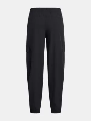 Спортни панталони за момичета UNDER ARMOUR UA RIVAL WOVEN CARGO PANTS 1386527-001 ЧЕРЕН