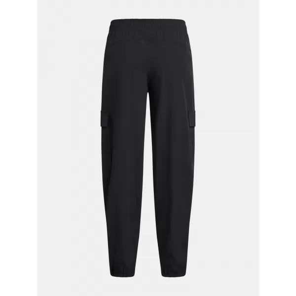 Спортни панталони за момичета UNDER ARMOUR UA RIVAL WOVEN CARGO PANTS 1386527-001 ЧЕРЕН 