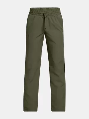 Спортен панталон за момче UNDER ARMOUR UA B RIVAL WVN PANT 1390155-390 ЗЕЛЕНО