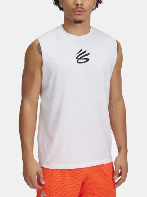 Мъжки потник UNDER ARMOUR CURRY SLVS TEE 1390352-100 БЯЛО