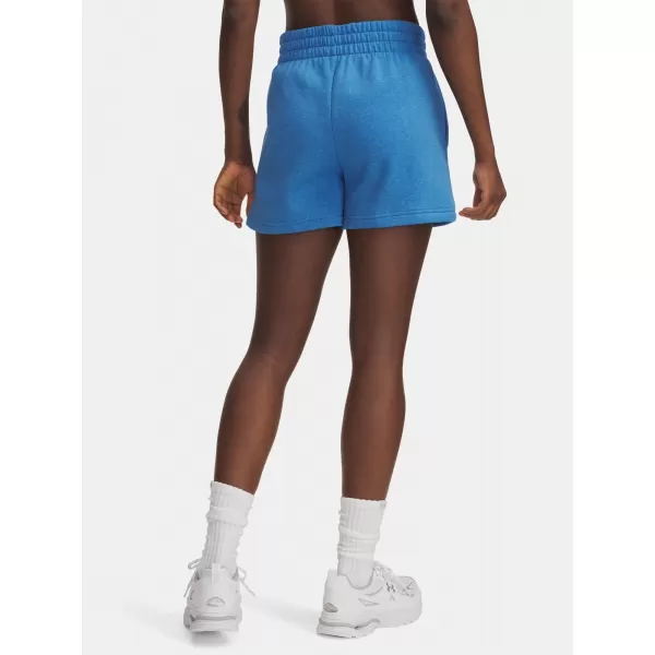  Дамски шорти UNDER ARMOUR RIVAL FLEECE SHORT 1382723-402 СИНЬО 