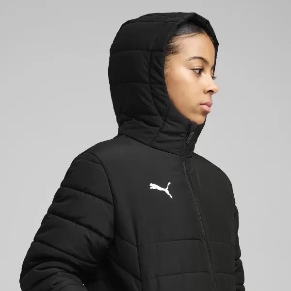  Яке PUMA TEAMADDITIONS HOODED PADDED JACKET JR 65973803 PUMA BLACK/PUMA SILVER 