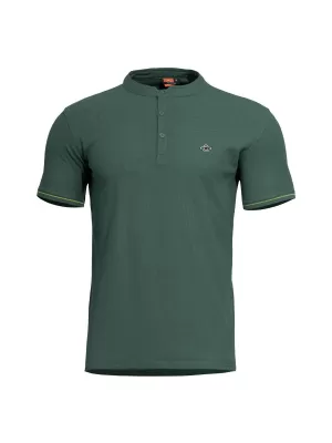 тениска PENTAGON LEVANTES HENLEY T-SHIRT STRIPES K09025 СПРИНГБОК ЗЕЛЕНО