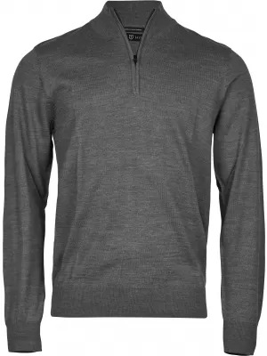 Мъжки пуловер TEE JAYS | TJ 6010 СИВ МЕЛАНЖ
