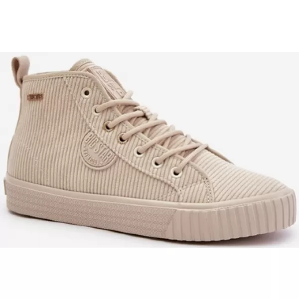  Дамски изолирани маратонки BIG STAR OO274771 BEIGE Big Star Shoes 