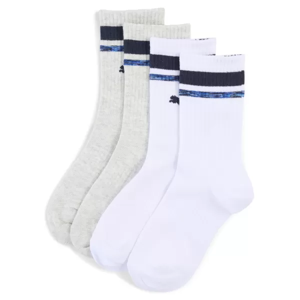  Чорапи PUMA BOYS HERITAGE STRIPE CR 94722701 БЯЛО/СИНЬО 