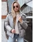 Дамско яке DSTREET TY5191 ТЪМНО СИВО