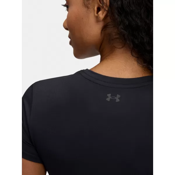  Дамска тениска UNDER ARMOUR MERIDIAN CORE SS 6000341-001 ЧЕРЕН 