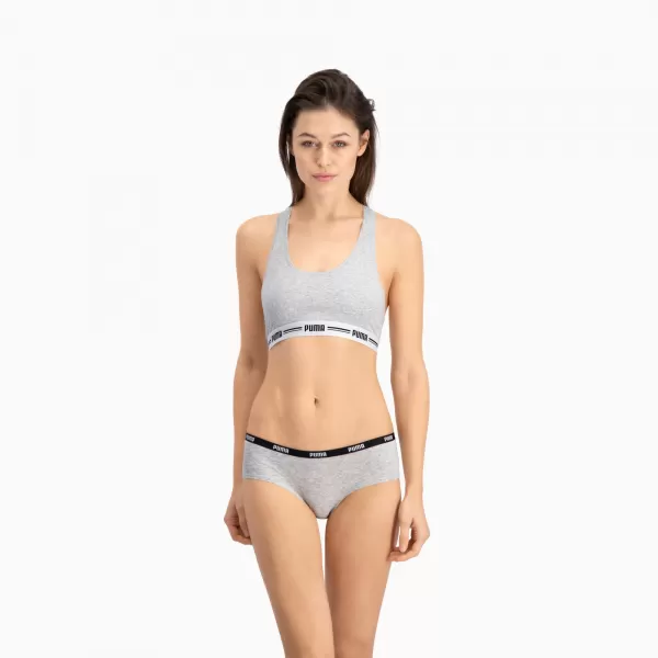  Бикини PUMA WOMEN HIPSTER 2P PACK 90785205 СИВО/СИВО 