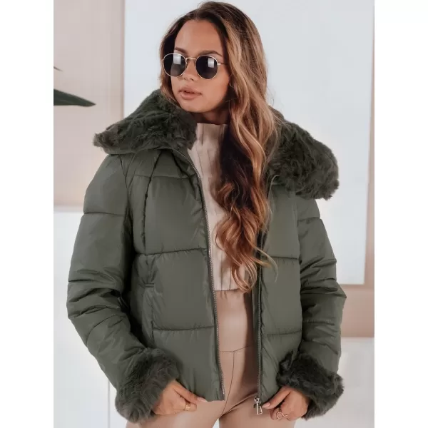  Дамско яке DSTREET TY5068 ЗЕЛЕНО 