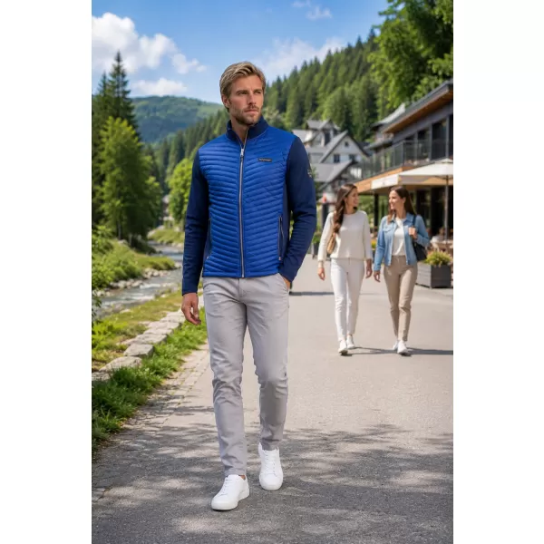  Мъжко хибридно яке ALTISPORT GAD ТЪМНО СИНЬО 