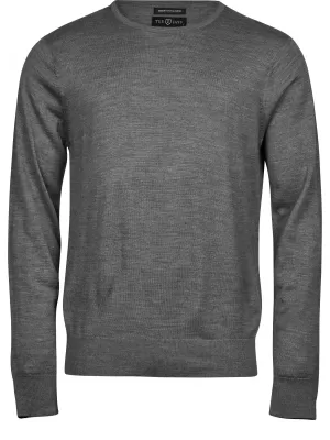 Мъжки пуловер TEE JAYS | TJ 6000 СИВ МЕЛАНЖ