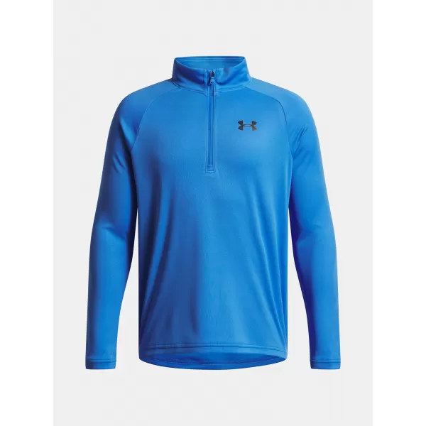  Момчешка тениска UNDER ARMOUR UA TECH 2.0 1/2 ZIP 1363286-402 СИНЬО 
