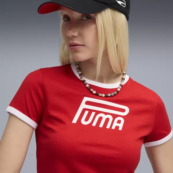  Дамска тениска PUMA FUTURE ЗА ВСИЧКИ ВРЕМЕНА ЧЕРВЕНО 