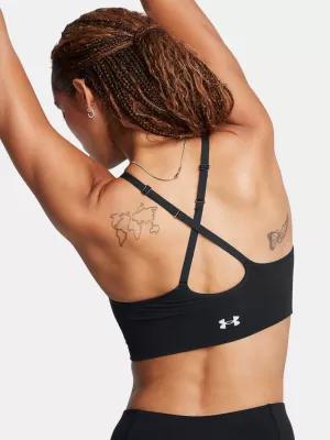 Дамски сутиен UNDER ARMOUR VANISH SEAMLESS LOW BRA 1384417-001 ЧЕРЕН