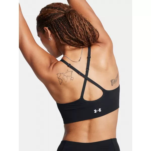  Дамски сутиен UNDER ARMOUR VANISH SEAMLESS LOW BRA 1384417-001 ЧЕРЕН 