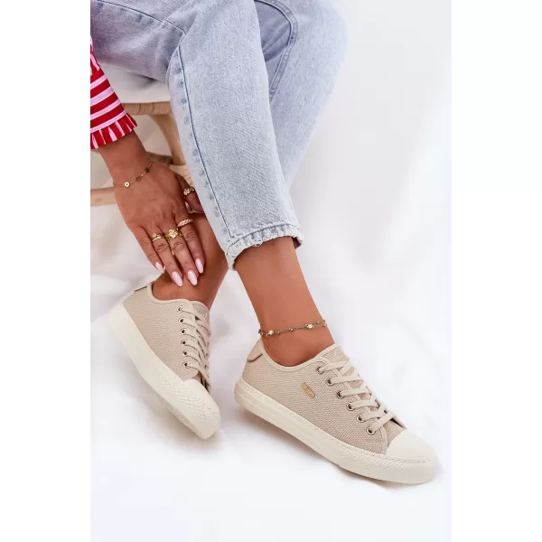  Дамски маратонки BIG STAR RR274767 BEIGE Big Star Shoes 