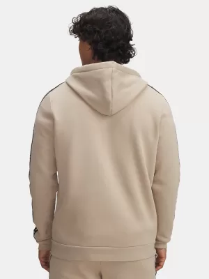 Мъжки суичър UNDER ARMOUR UA ICON FLEECE FZ TAPING 1390298-299 КАФЯВО